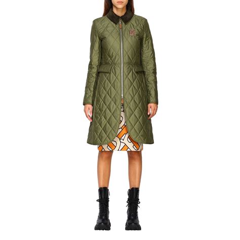 burberry daunenjacke grün|Burberry .